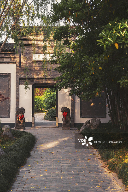 江苏淮安清晏园风景图片素材