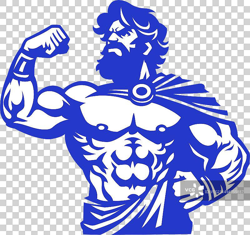 大力神角色吉祥物标志图片素材