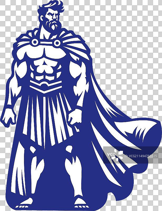 大力神角色吉祥物标志图片素材