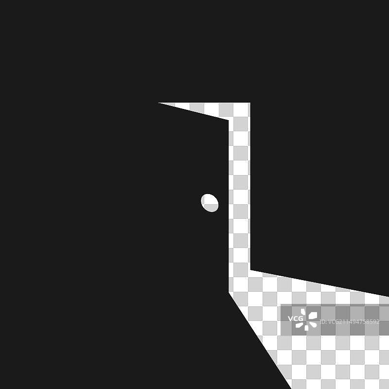 打开的黑门和可怕的黑暗房间内部图片素材