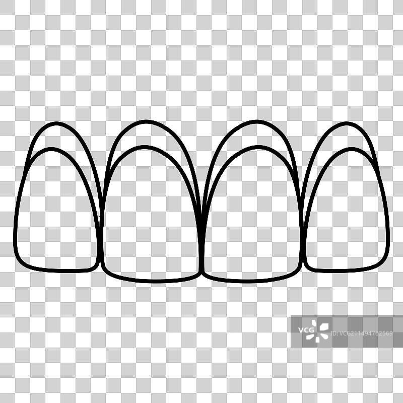牙科贴面图标图片素材