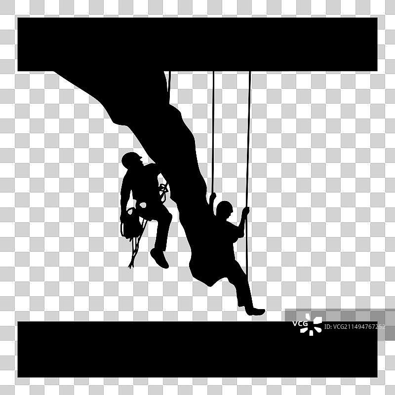 户外攀岩图片素材