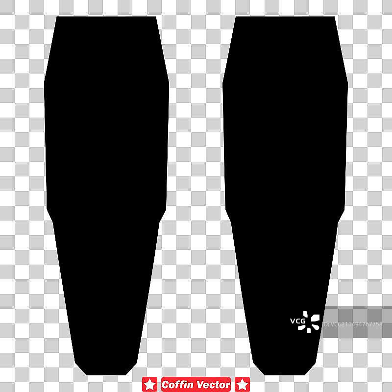 用于老式风格的优雅棺材精致系列图片素材