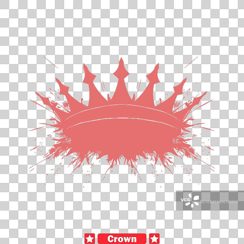 尊贵优雅金色皇冠剪影图片素材