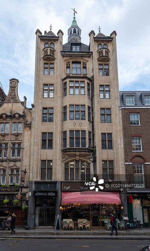 伦敦London 唐宁街Downing St white hall图片素材