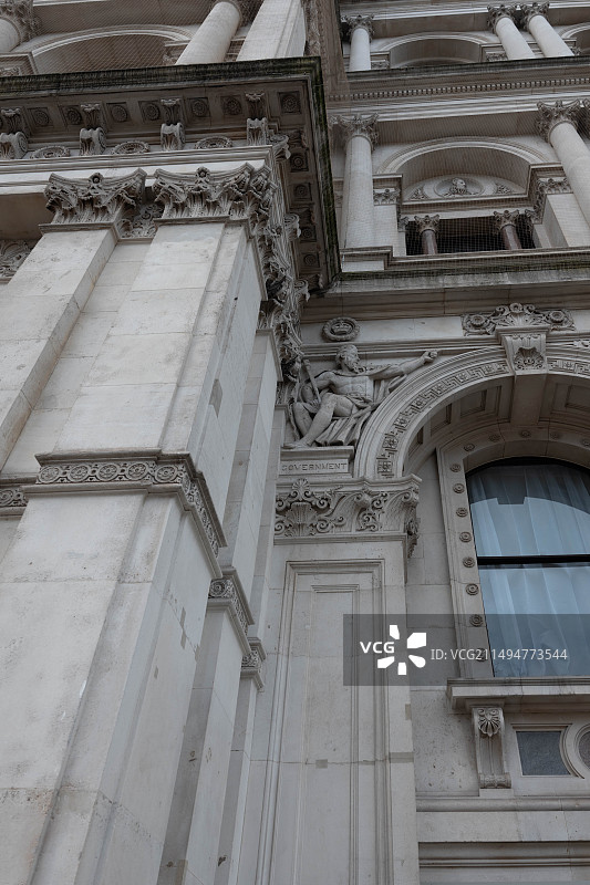 伦敦London 唐宁街Downing St white hall图片素材