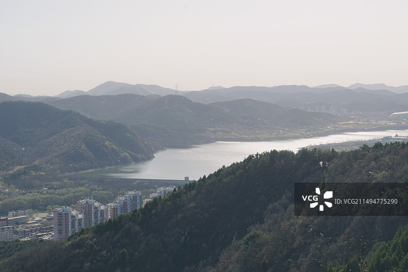 大连西山湖公园图片素材