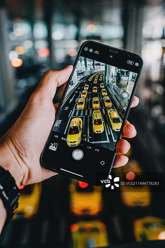 重庆江北国际机场出租车图片素材