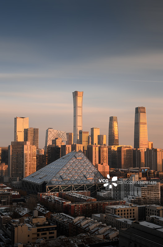北京CBD 北京中信大厦 芳草地图片素材