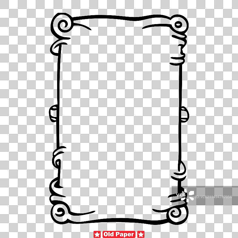 复古风格旧纸张图片素材