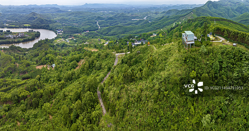 广西柳州市鹿寨县江口乡三岔湾景区风光图片素材
