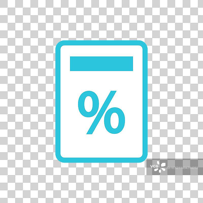 概率百分比计算器隔离图片素材