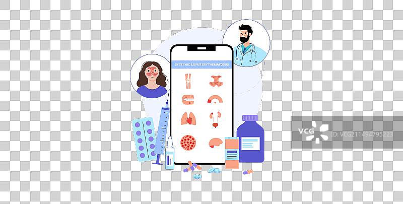 系统性红斑狼疮图片素材