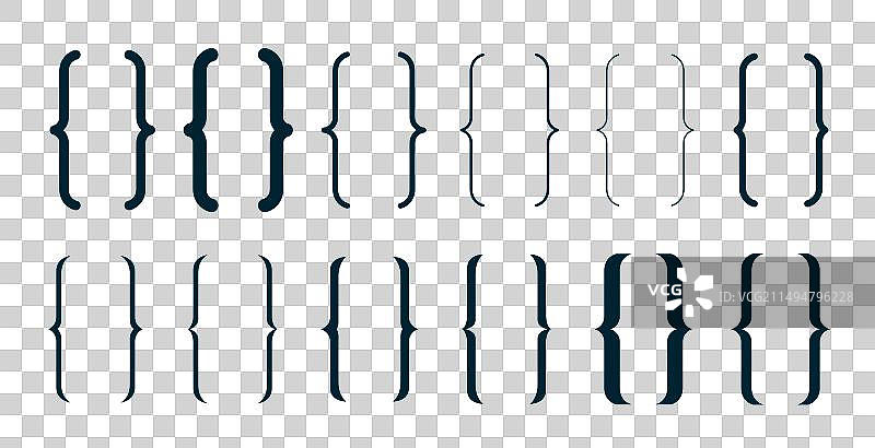 简约引号边框合集图片素材