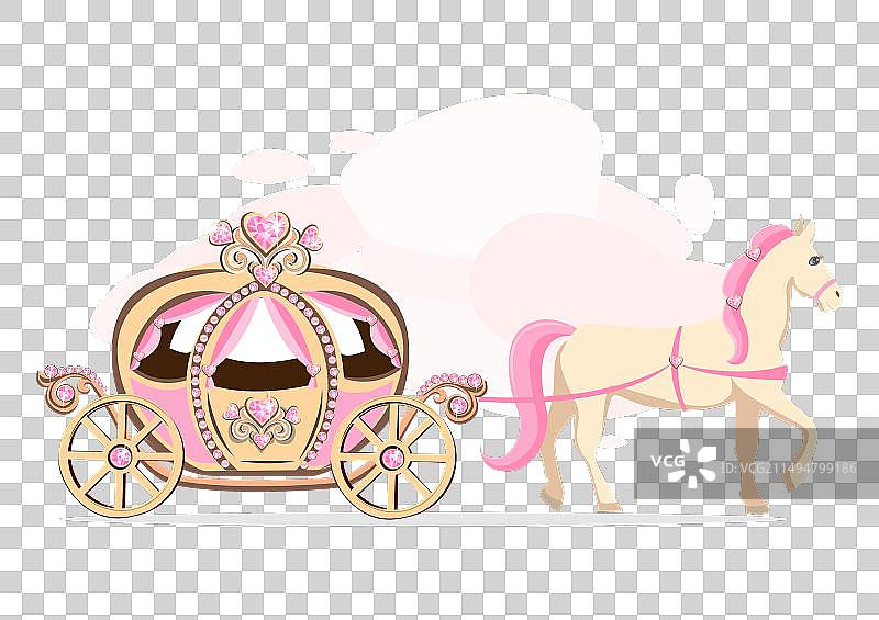 公主马车图片素材