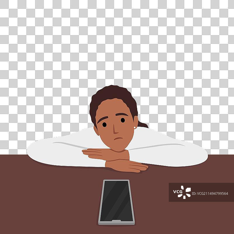 感到沮丧的女人图片素材