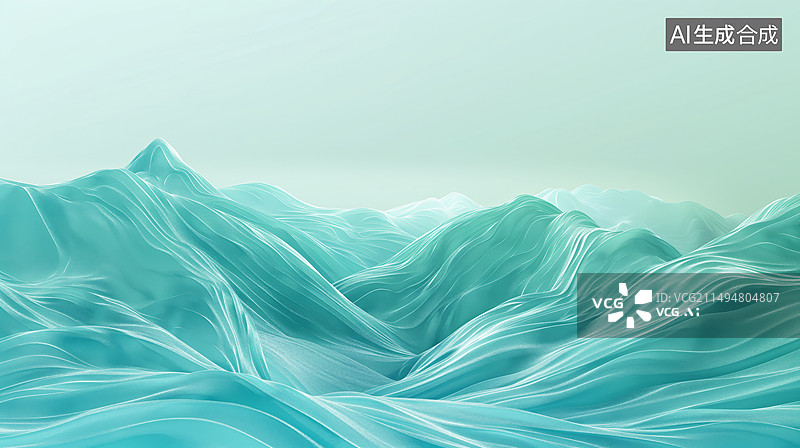 【AI数字艺术】国风玉石山水背景图片素材