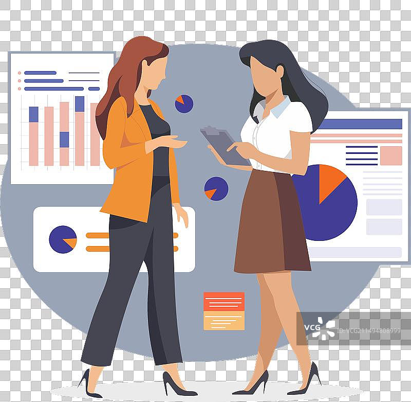 使用仪表板进行商务工作图片素材