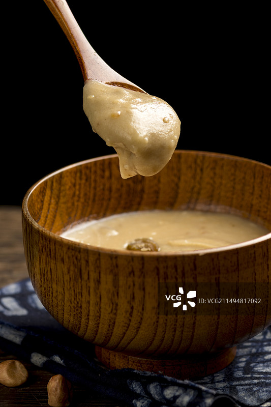 天津传统美食小吃油茶面特写图片素材