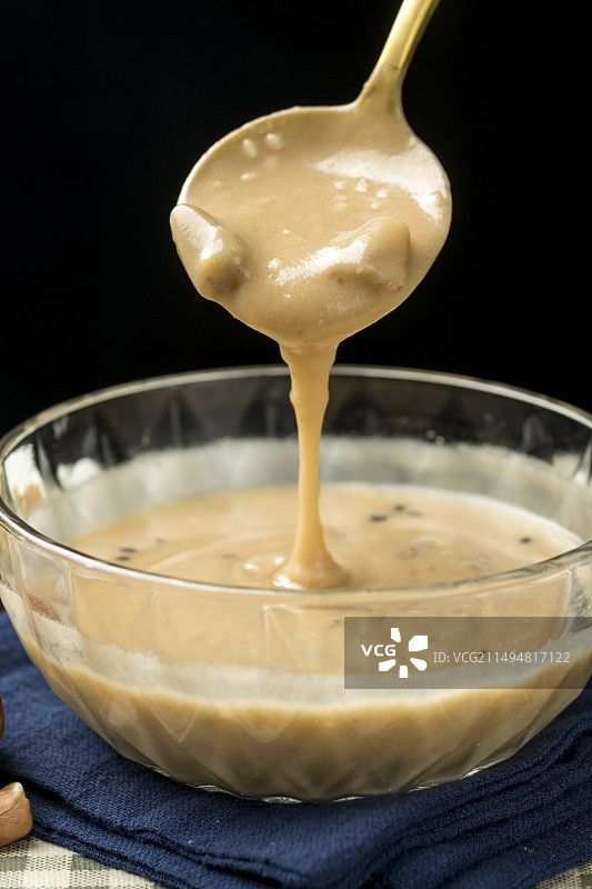 天津传统美食小吃油茶面特写图片素材