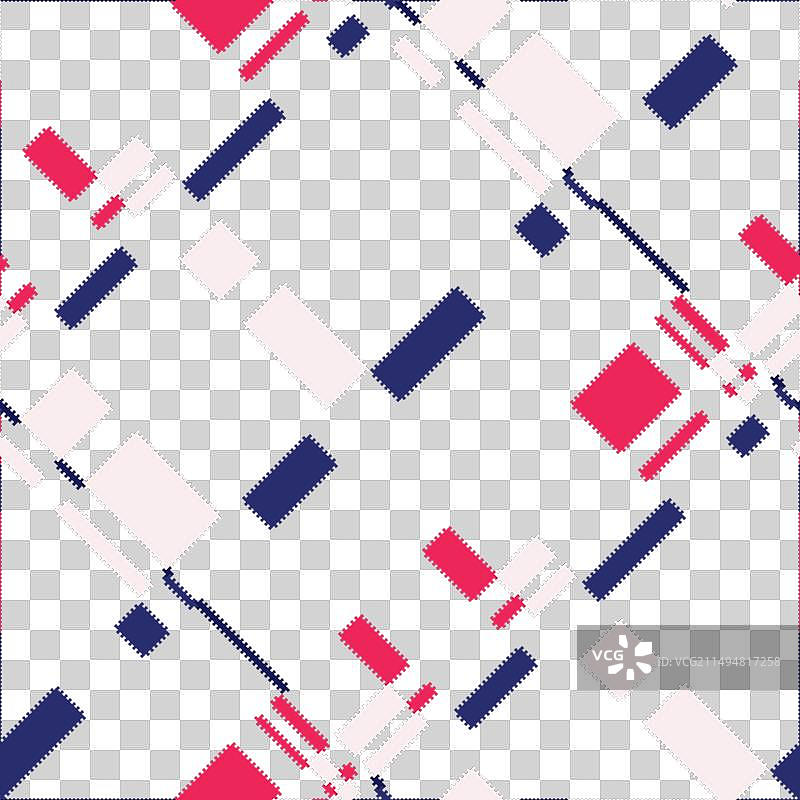 格子背景的无缝面料图案图片素材