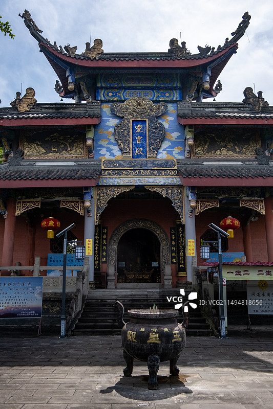 四川省内江市市中区交通乡玉皇观内景图片图片素材