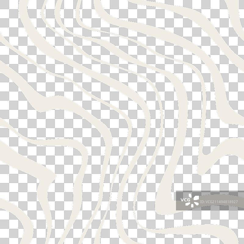 1970年复古催眠波浪线无缝图案图片素材