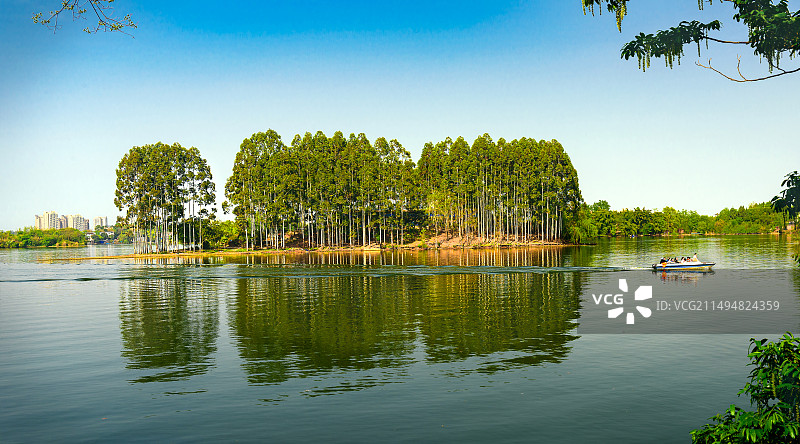 四川省成都市简阳三岔湖风光图片素材