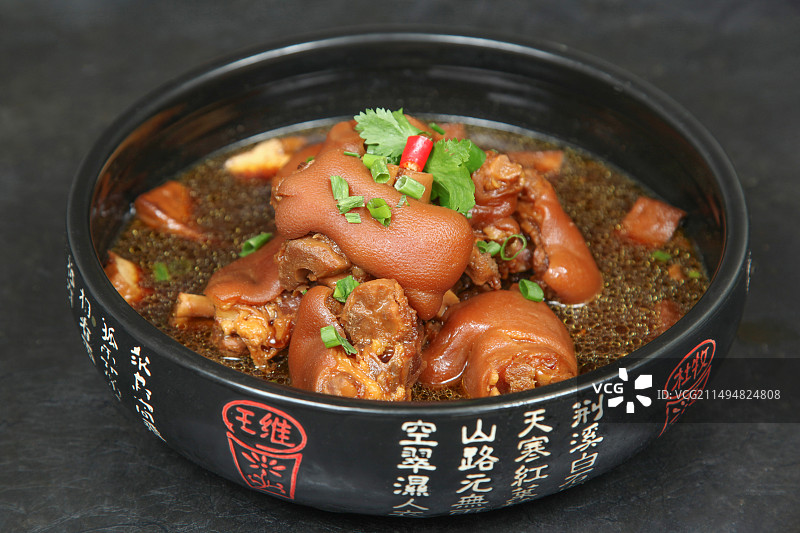 中餐美食-炖猪手图片素材
