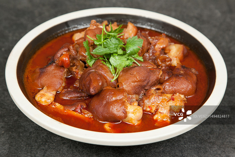 中餐美食-炖猪手图片素材