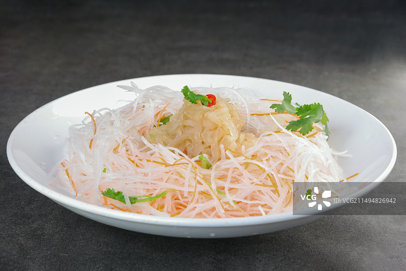 中餐美食-凉拌哲头图片素材