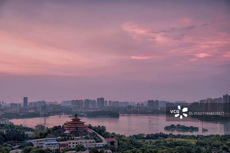 鄂州莲花山旅游风景区图片素材