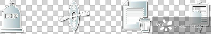 皮划艇桨墓碑图片素材