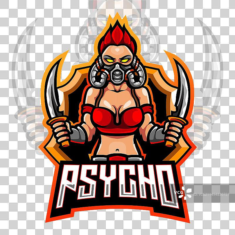 电竞logo吉祥物设计图片素材