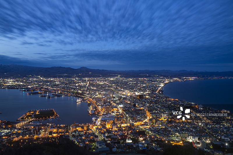 函馆山夜景图片素材