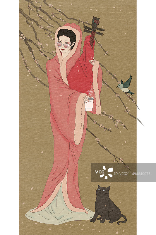 妇女节女神节古代美人昭君过节现代女性图片素材