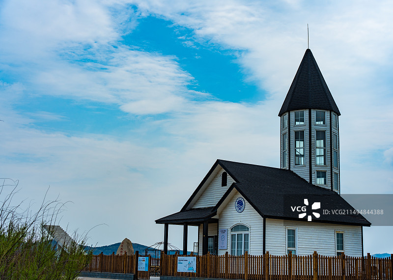 威海景区小石岛图片素材