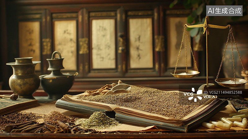 【AI数字艺术】中草药图片素材