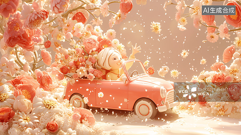 【AI数字艺术】母亲节之自由的妈妈图片素材