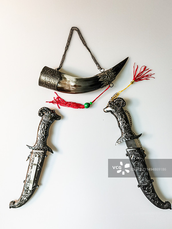 蒙古族饰品图片素材