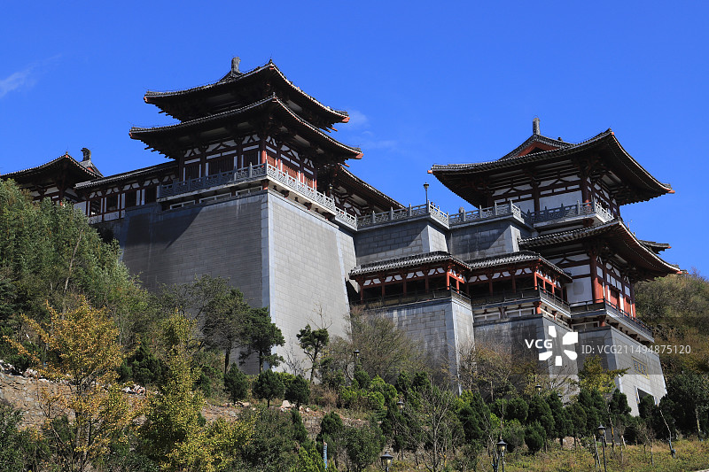 湖北省随州市大洪山风景区白天风光图片素材