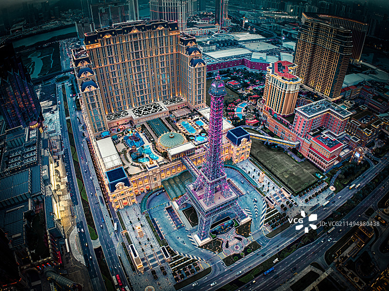 澳门巴黎人酒店赌场图片素材
