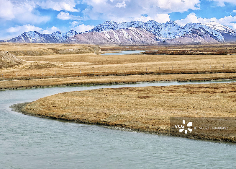 独库公路美景看不完图片素材