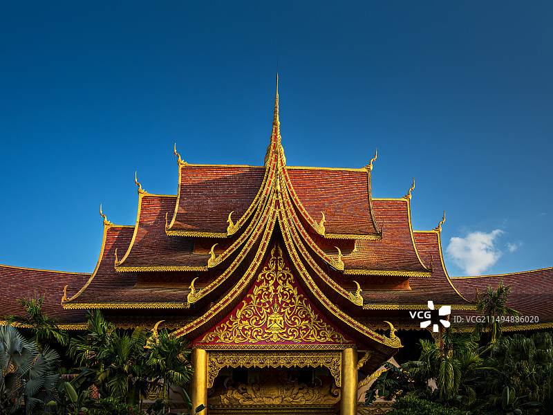 云南西双版纳曼听公园图片素材