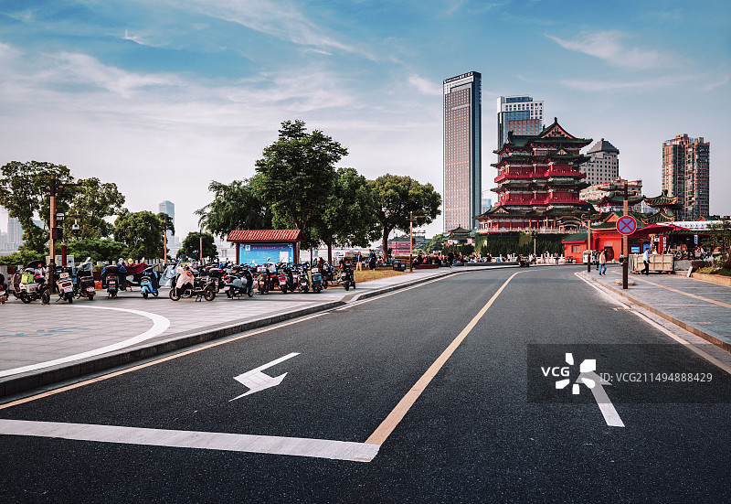 滕王阁 新洲文化广场图片素材