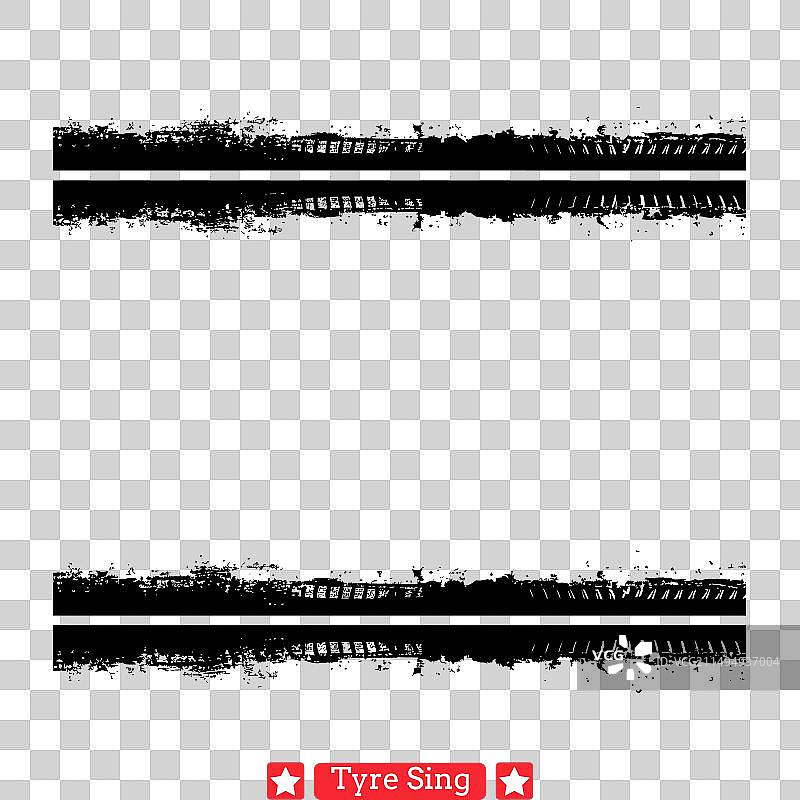 汽车轮胎印花痕迹图片素材