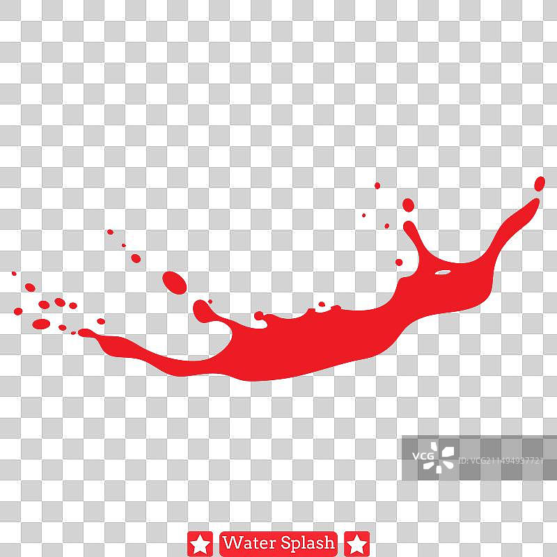 和谐水花剪影的飞溅融合图片素材