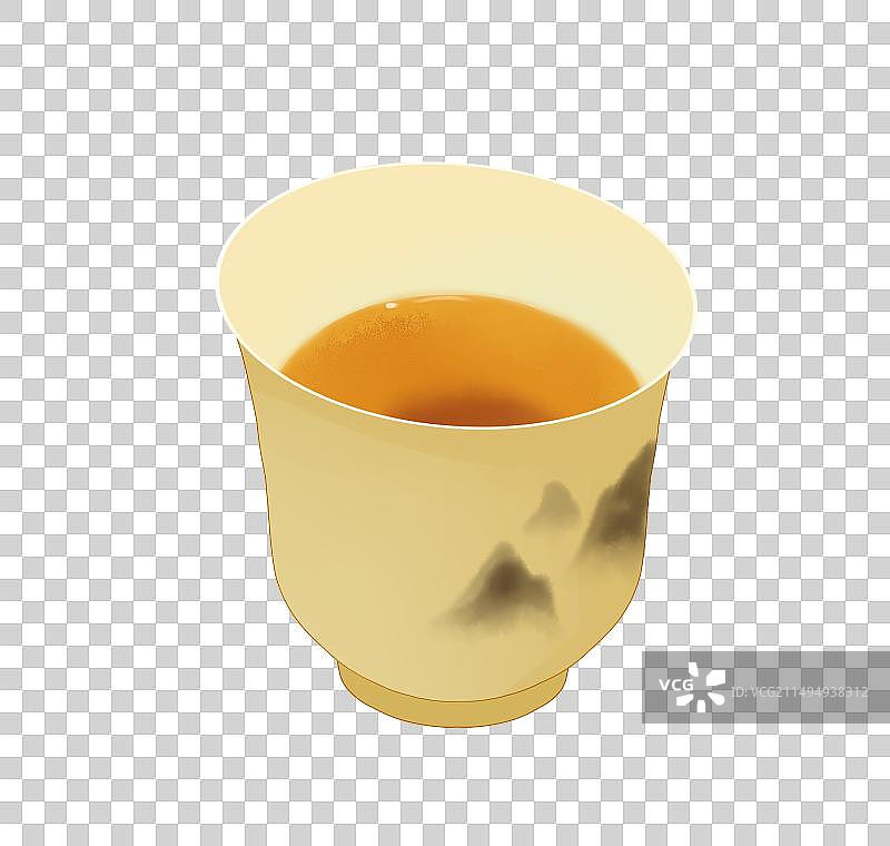 一杯清茶元素图片素材