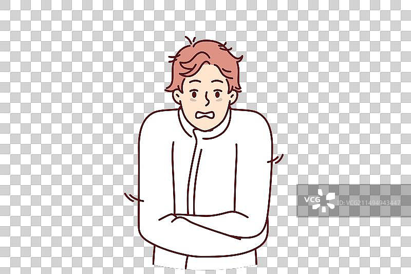 穿紧身衣需要紧急精神治疗的疯狂男人图片素材