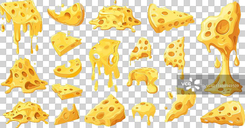 融化的奶酪滴落图片素材